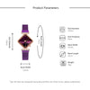 Black Diamond Dial Women Quartz Watch