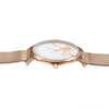 Stylish Men Quartz Watch with Gold Alloy Case and Stainless Steel Band - Round Dial - Wa0733A