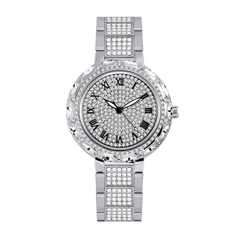 Diamond Chain Watch for Women - Elegant and Timeless - Silver
