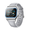 Leather Band Smartwatch With Waterproof Colour Screen - Grey
