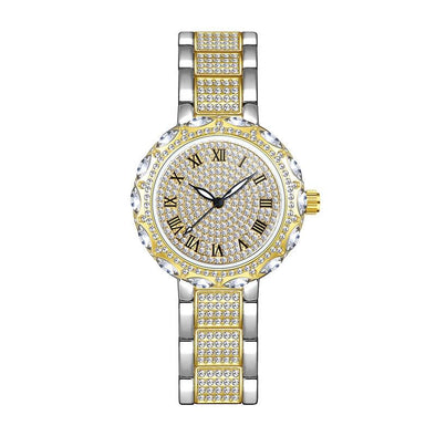 Diamond Chain Watch for Women - Elegant and Timeless - Silver Golden