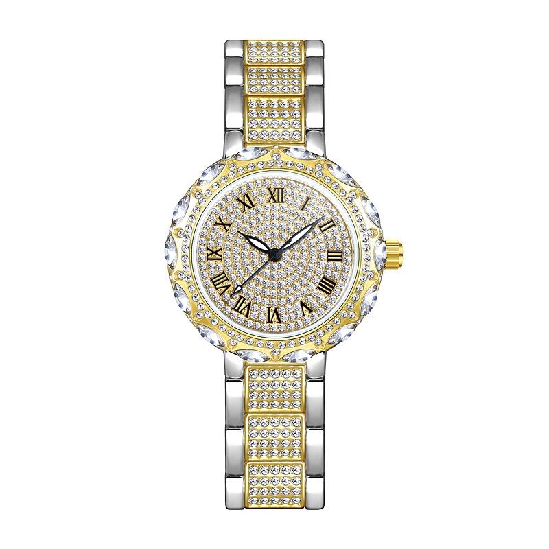 Diamond Chain Watch for Women - Elegant and Timeless - Silver Golden