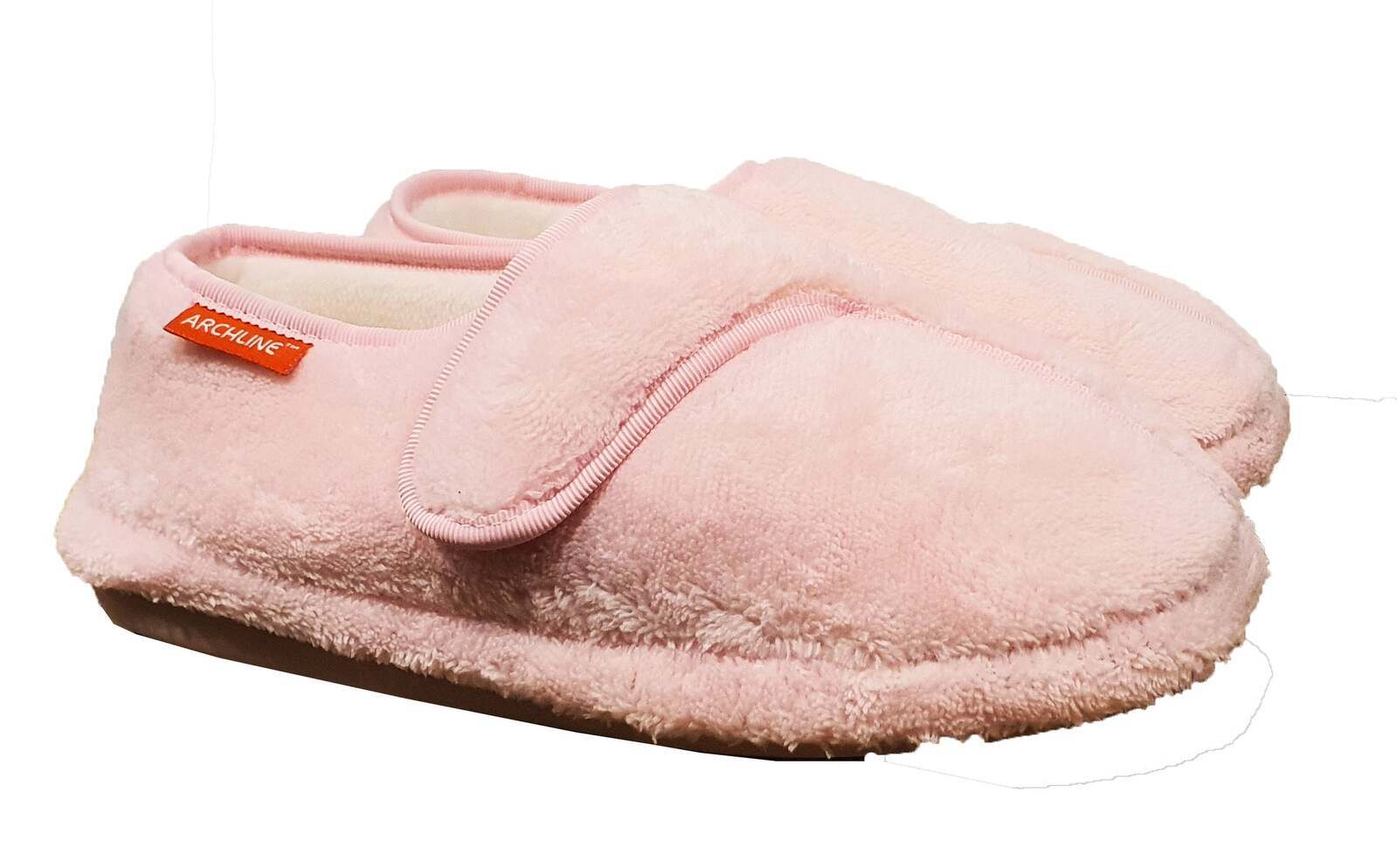 ARCHLINE Orthotic Plus Slippers Closed Scuffs Pain Relief Moccasins - Pink - EU 36