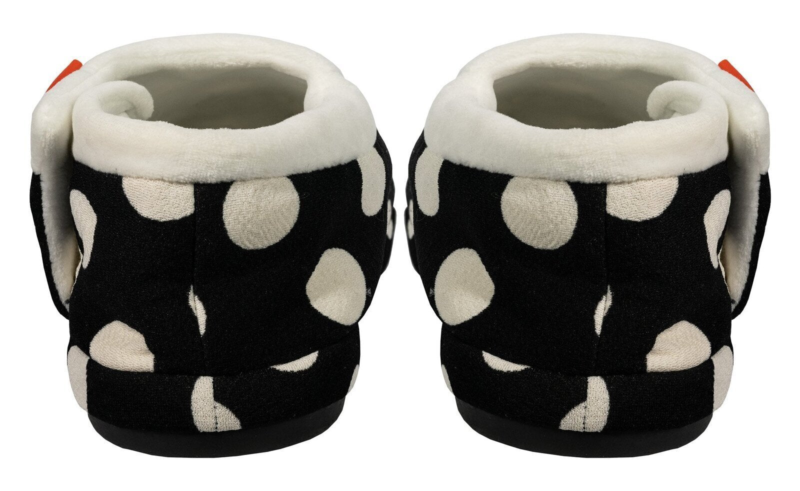 ARCHLINE Orthotic Slippers CLOSED Arch Scuffs Pain Moccasins Relief - Black/White Polka Dots - EUR 43 (Womens 12 US)