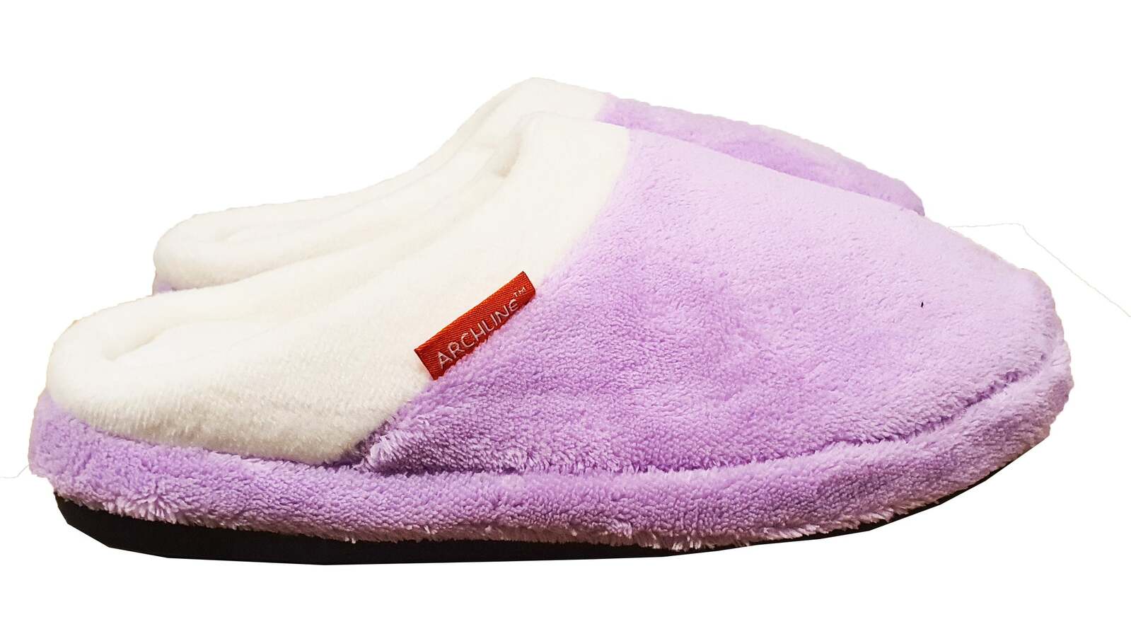 ARCHLINE Orthotic Slippers Slip On Arch Scuffs Pain Relief Moccasins - Lilac - EU 35