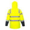 HUSKI Transit Hi Vis Waterproof Jacket Industrial Workwear Reflective UPF 50+ - Yellow - XXL (112cm)