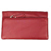 Pierre Cardin Ladies Womens Genuine Leather Bi-Fold RFID Purse Wallet - Red