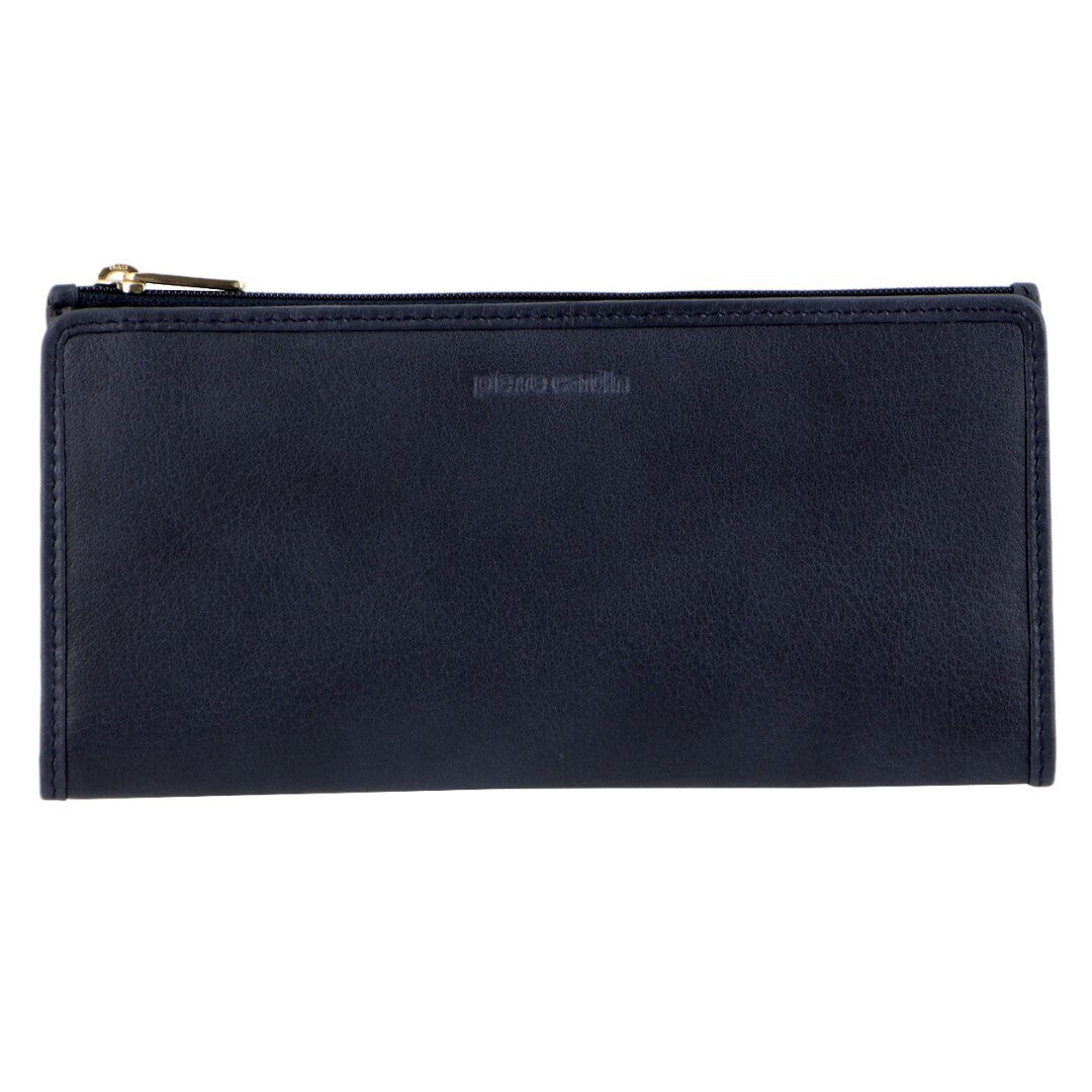 Pierre Cardin Womens Soft Italian Leather RFID Purse Wallet - Midnight