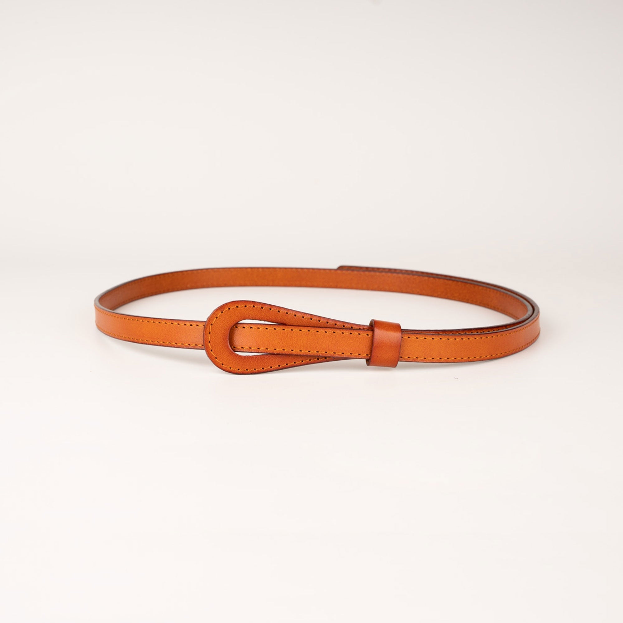 Peroz Joy Women's Tan Leather Knot Belt