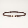 Peroz Yara Women's Adjustable Brown Leather Belt