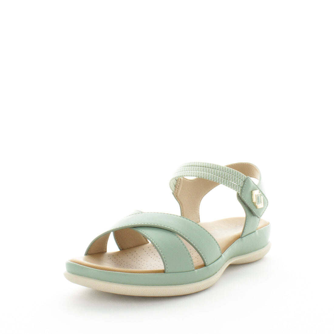 AEROCUSHION Women's MIRINA Sandals Green Shoe 39EU