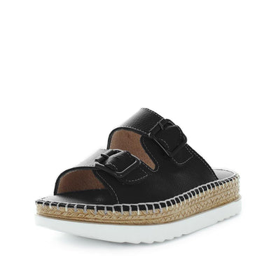 JUST BEE Women's CASSIA Sandals Black 38EU