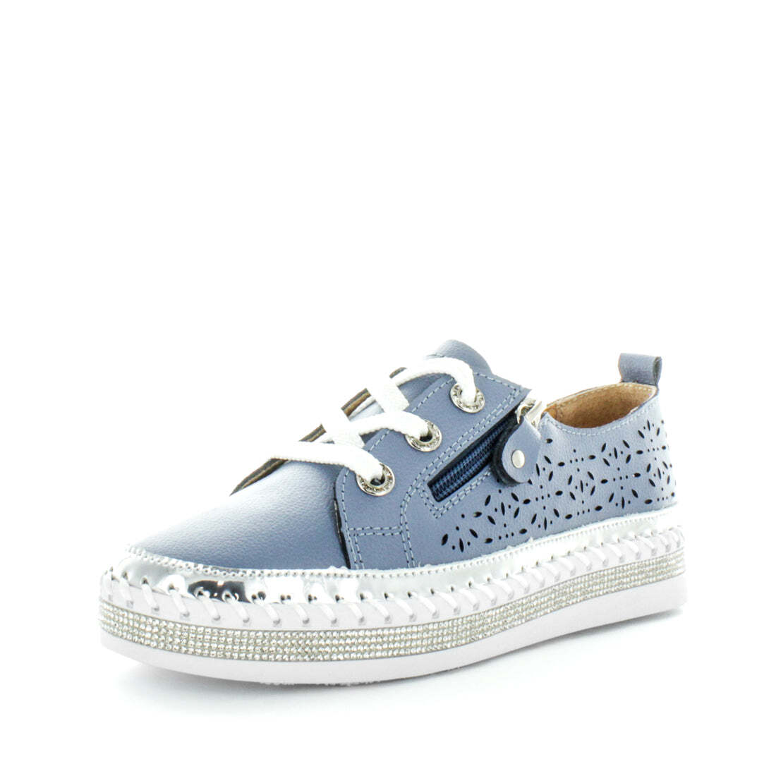 JUST BEE Women's CHELSY Sneakers Blue 38EU