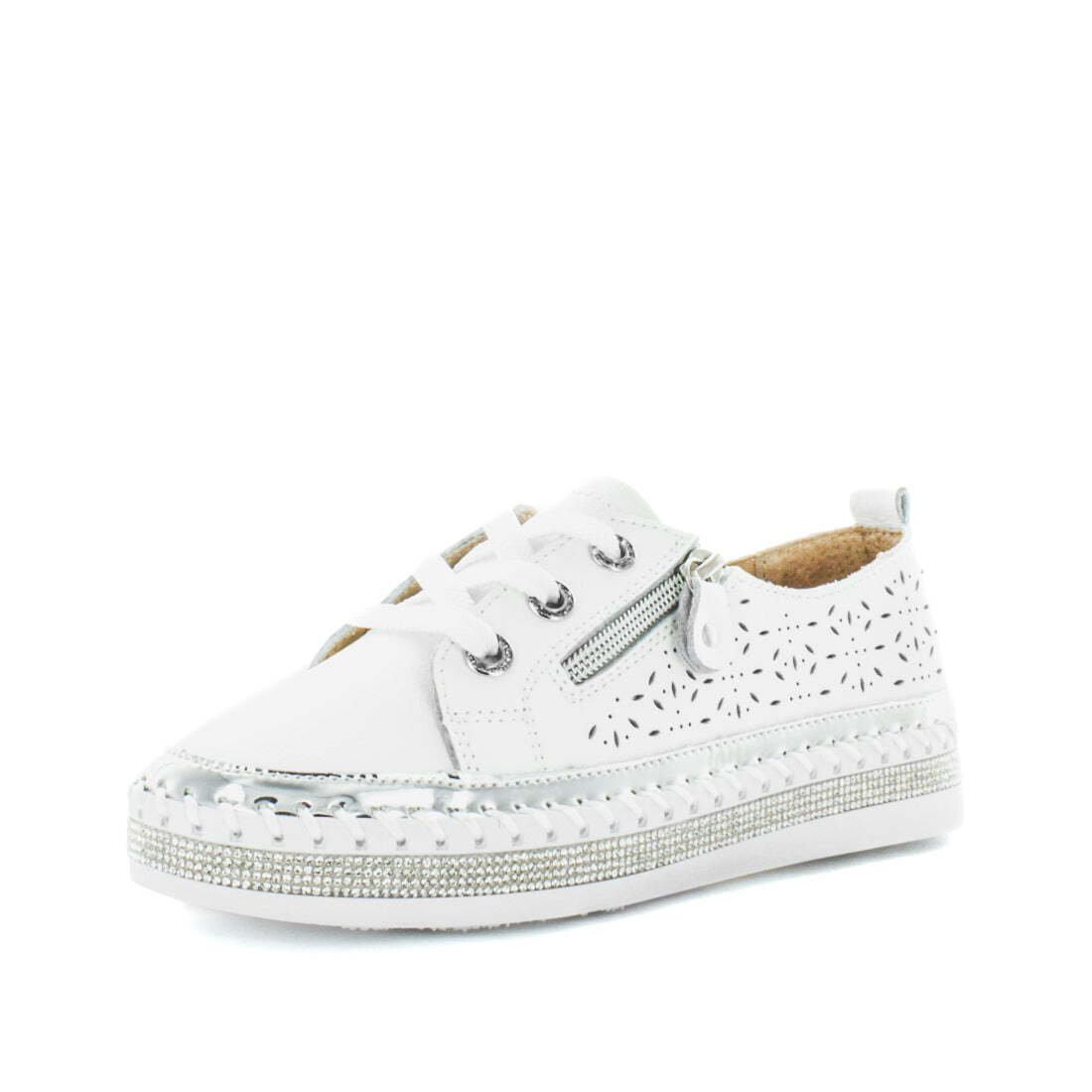 JUST BEE Women's CHELSY Sneakers White 36EU