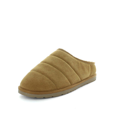 JUST BEE Women's CILIO Slippers Chestnut 6US