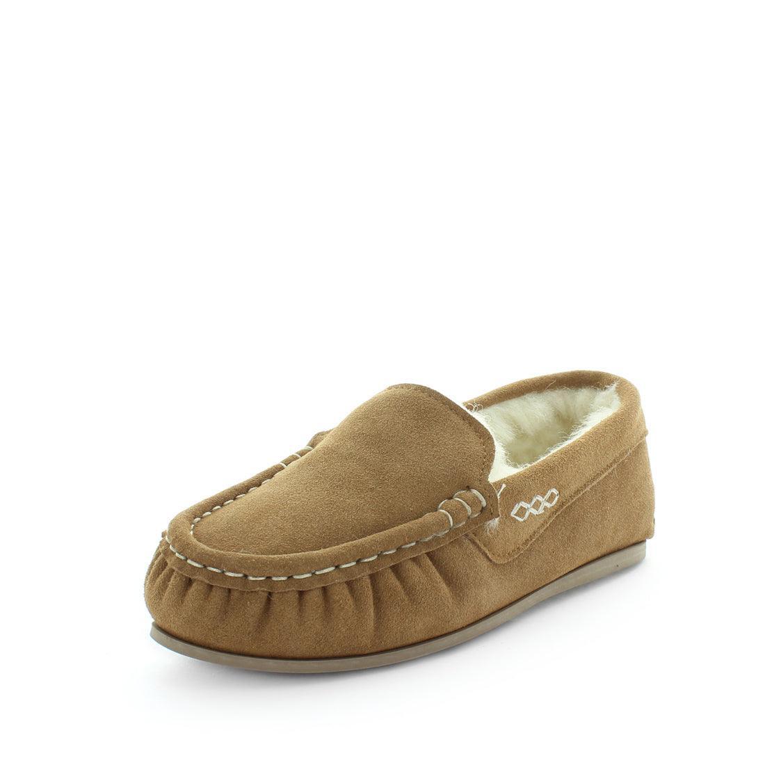 JUST BEE Women's CRISPY Slippers Chestnut 11US