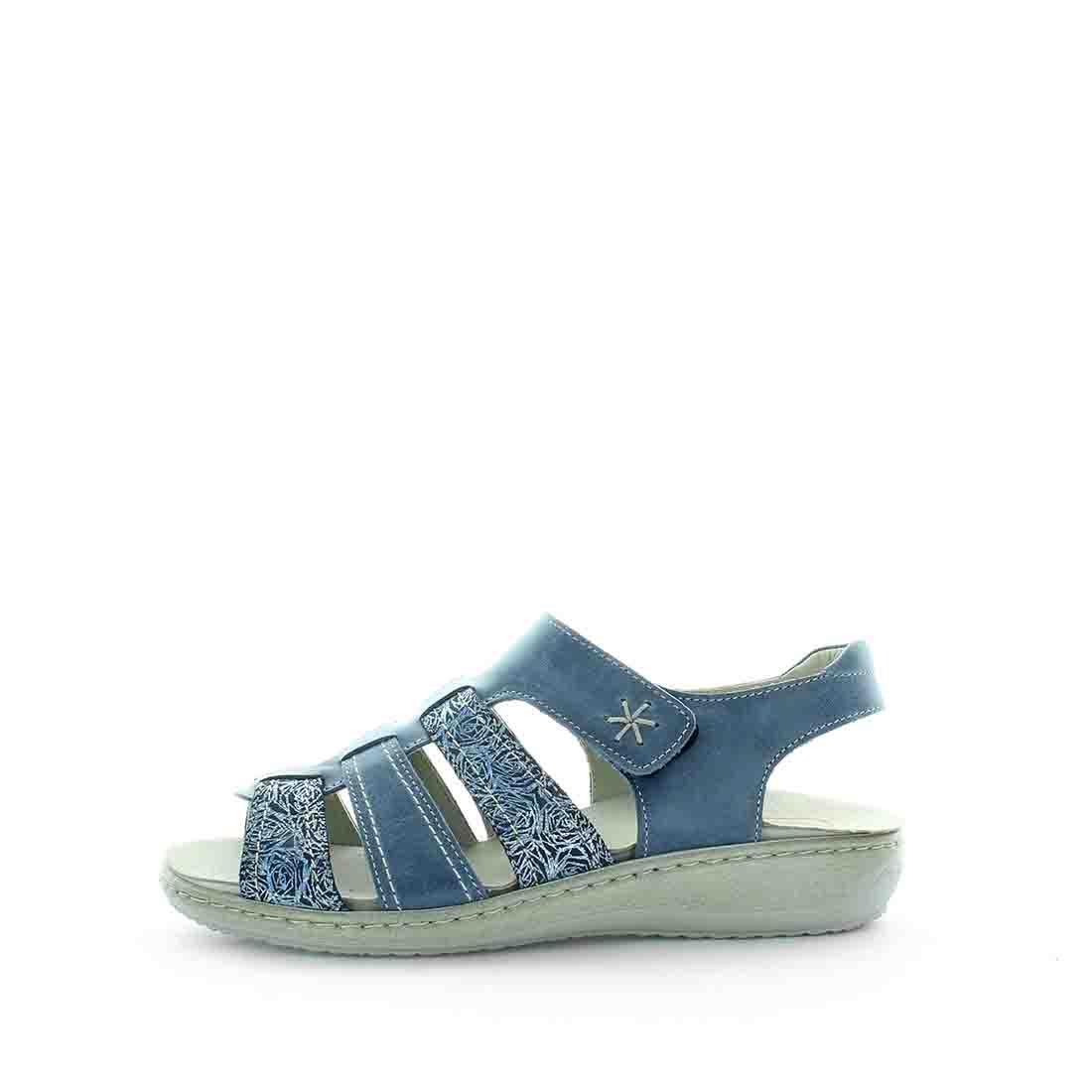 KIARFLEX Women's KOOSE Sandals Blue Shoe 37EU