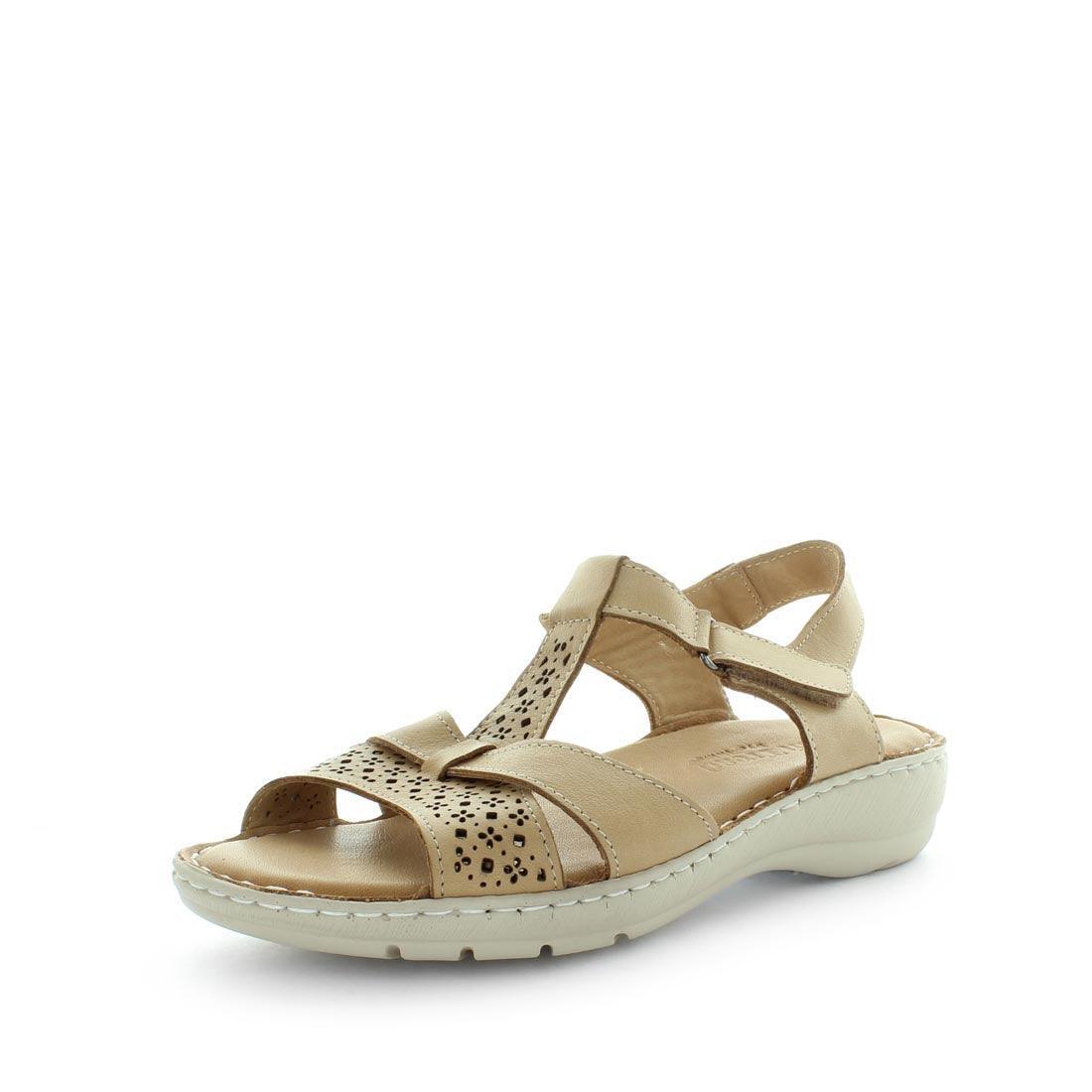 SOFT TREAD ALLINO Women's BORA Sandals Beige Shoe 42EU