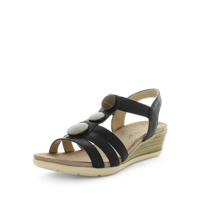 WILDE Women's SAURA Sandals Black Shoe 40EU
