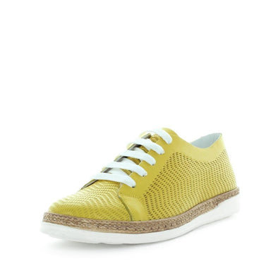 ZOLA Women's HELSA Sneakers Yellow Shoe 41EU
