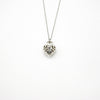 Gift Box - Heart Lock White Gold Aroma Necklace + Purify Oil Blend