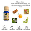 Gift Box - Love Heart Rose Gold Aroma Necklace + Purify Oil Blend