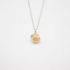 Gift Box - Aroma Necklace White Gold - Planet Nebula Nova (Pink) + Purify Oil Blend