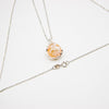 Gift Box - Aroma Necklace White Gold - Planet Nebula Nova (Pink) + Purify Oil Blend