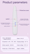 Pink Electric Heated Eyelash Curler, Portable Makeup Tool for Long-Lasting Lift and Style