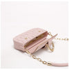 Pink Elegant Quilted Chain Shoulder Bag for Office Professionals | Simple and Fashionable Small Square Bag for Women