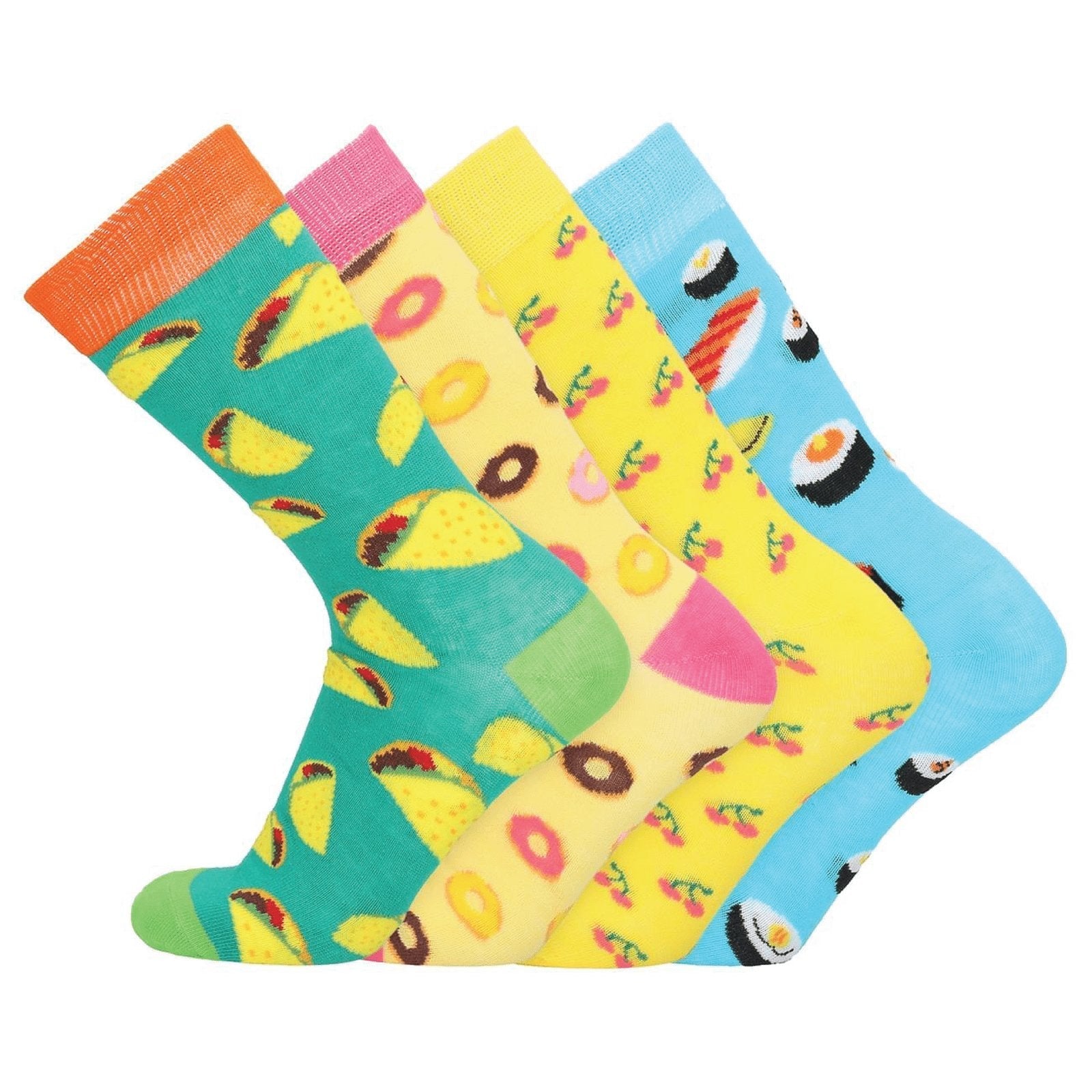 Novelty Fun Socks with Beautiful Gift Box 4PK